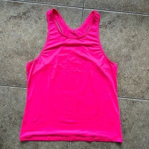 Pink Classic Racer Tank